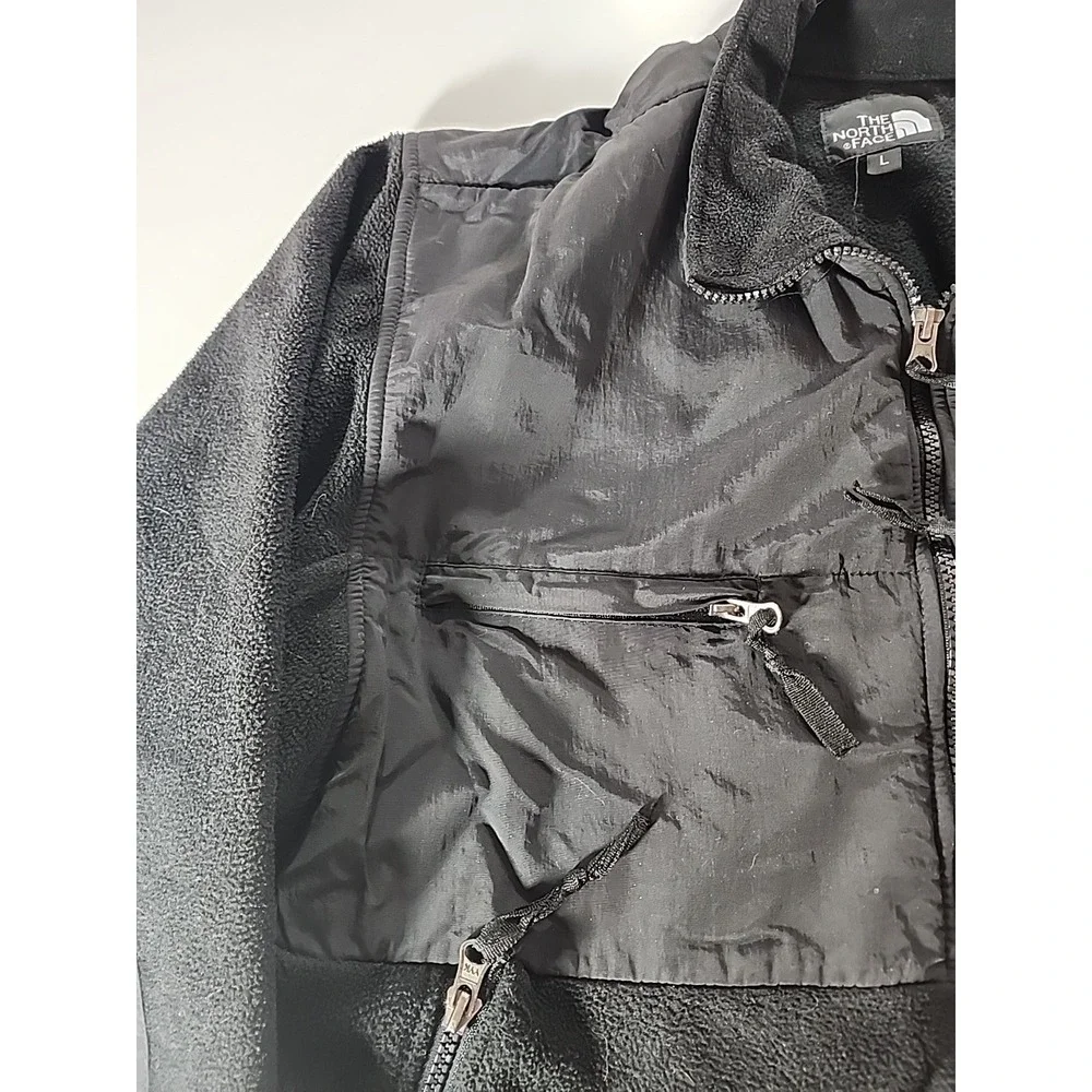 VTG The North Face Mens L Black Retro Denali Fleece Jacket‎ Full Zip Outdoors